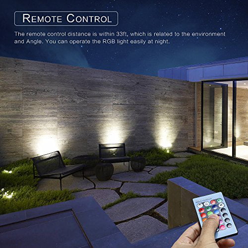 Design LED Wall Spot Outside Garden Up Down Lamp RGB Remote Control Living-XXL 